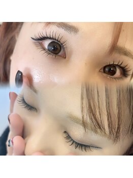 アウラ 砺波店(AULA)/フラットラッシュ140本