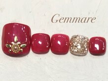 ジェンマーレ 青葉台店(Gemmare)/ワンポイントビジューネイル