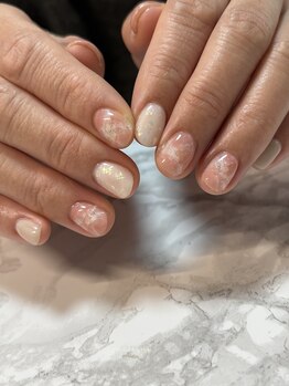 ローズクォーツネイル