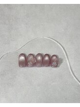 デイジー 谷山店(Daisy)/バラ　マグネットネイル