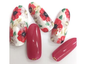 ネイリックス 栄ガスビル(NAILX)/オトナ☆フラワーネイル
