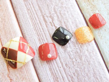 ネイルサロン ドルチェネイル 柏店(Dolce.Nail)/フットデザインコース☆足湯付き