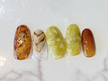 ネージュ バイ リアンジュ 辻堂(Neige by Reange)/秋ニュアンスアート