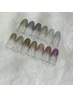 新色入荷！全15色【ハンドジェル　10本ミラーグラデーションネイル】￥7700