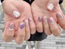 みつや 高石店/ぶどうネイル