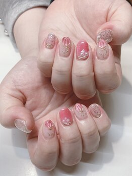 ティーエヌ 本厚木店/春ネイル☆7500円【8250円税込】