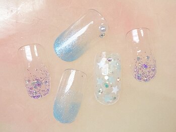 ベリー(berry)/定額¥5500 星ホロアート