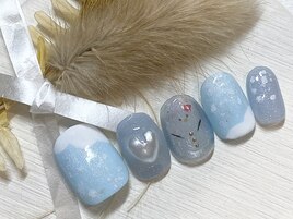 らくがき雪だるま♪