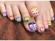 ヘレンネイル(HELEN NAIL)の写真/【フットワンカラー¥3,980】韓国風トレンド♪大人可愛いデザインも!足元まで幅広く♪季節限定デザイン◎