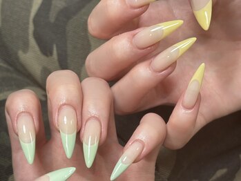 サリーネイルラボ(Sully Nail Lab)/２色フレンチ
