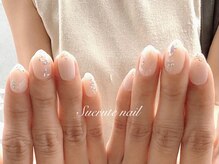 スエルテ ネイルサロン 北千住店/定額デザイン透け感シェル ¥8000