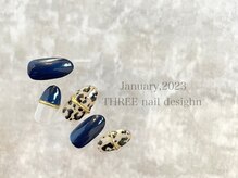 スリー(THREE)/January 2023/nail desing