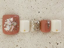 タフィーネイル 宜野湾コンベンションシティ店(TaffyNail)/フット グランドデザイン 6990円