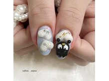 サロン アクア(salon AQUA)の雰囲気（事前ご予約でキャラクターネイルも楽しめます！）