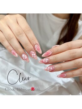 クリア なんば店(Clear)/平成ギャル！ハイビスカスネイル