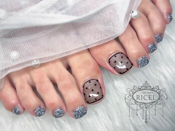リシェル(Ricel)の写真/≪華やかなフットネイルで気分もUP♪≫埋め尽くし等トレンド豊富◎【新宿/韓国ネイル/ワンホンネイル/Y2K】