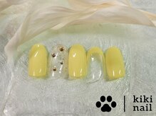 キキネイル 二子玉川(kikinail)/3.4月定額A/イエローネイル