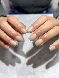 マット×グラデーションネイル