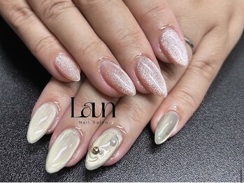 Nail Salon Laun【ルアン】の写真/働く大人女性の日常に寄り添う上品ネイル♪シンプルながらも洗練された、飽きのこないデザインをご提案◎