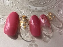 アイリッシュネイル 久屋大通店(Irish Nail)/塗りかけ×金箔