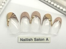 ネイリッシュサロン エー(Nailish Salon A)/秋フレンチネイル