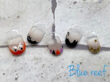 ネイルアンドまつげエクステ ブルーリーフ 四谷三丁目店(Blue Reef)/ハロウィンネイル