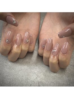 ネイルサロンファストネイルプラス 新宿店(FAST NAIL PLUS)/2025冬ネイル【ストーンネイル】