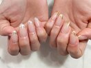 左右色違い欲張りネイル