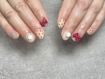08ネイル(08 nail&school)/バレンタインネイル☆