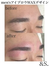 アンドエス(&S.)/men's垢抜けの近道！眉WAX