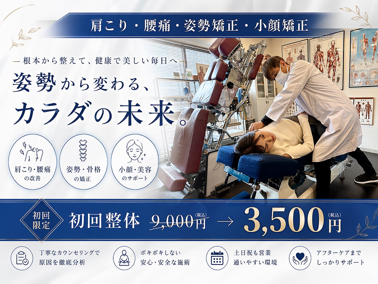 大阪梅田ピュアプロポーション 整体 カイロプラクティック院