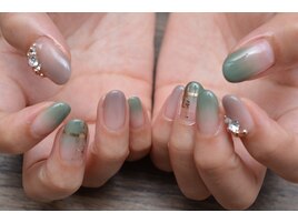くすみカラーネイル8800円