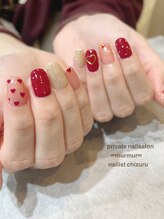 プライベート ネイルサロン マーマ(murmur)/ハートデザイン