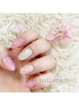 ネイル シーグラス(nail seaglass)&nbsp;seaglass ネイリスト