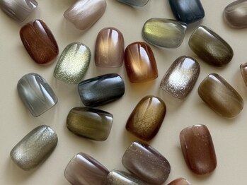 スー 表参道店(Su___)の写真/【オータムマグネットキャンペーン★】深みカラーで魅せる秋のマグネット♪【トップネイリスト¥7,700】