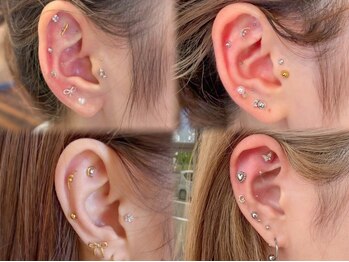 ミラコ(milaco)の写真/【パーツ選び放題★】耳つぼジュエリー+不調カウンセリングでお疲れや肌悩みをお伺いしアドバイス♪