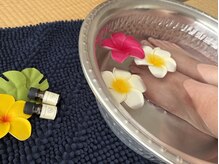 リラまりの雰囲気（施術は、足湯から♪足元から暖かく♪）