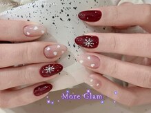 モアグラム 池袋東口店(More Glam)/バイカラー　雪の結晶　