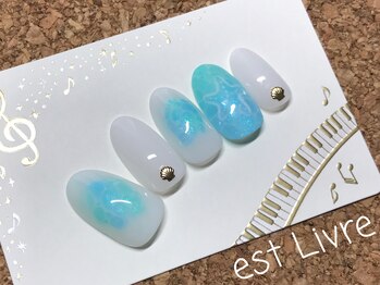 エストリブレ(estLivre)/水面ネイル