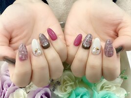 （遠藤）バレンタインネイル