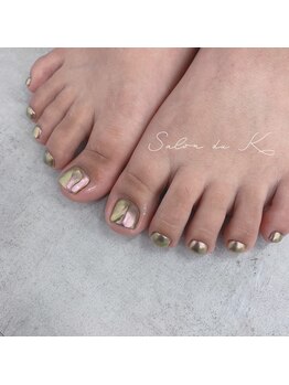 サロンドゥケー(salon du k)/ミラーネイル