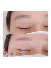 リリフリー(riri Free)/【丁寧な間引き】眉毛wax