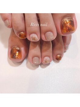 チアフルチア(CheerfulCheer)/べっ甲ネイル