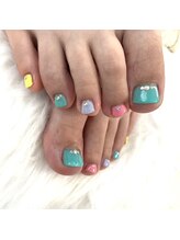 マイルーム(my room)/【yuko】カラフルネイル