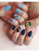 ロマンティコネイルズ(Romantico Nails)/うねうねデザイン