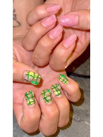 ちぐはぐネイル