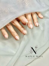 ナプラネイル(Naplu nail)/シンプル　ラメ　グラデーション
