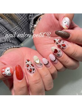 ネイルサロン プティアール(petit R)/バレンタインネイル