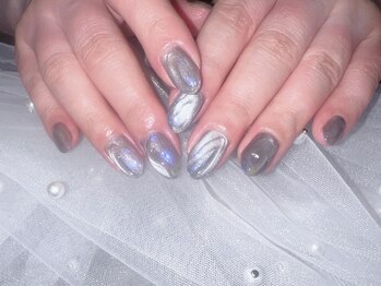 private nail salon ARCHEの写真/【定額シンプル¥5800】ネイルデビューを応援!初めての方でもきっと見つかる憧れの煌めくデザイン★