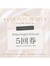 【理想の美白を】ホワイトニング20分×2セット 5回券 ¥29,900→¥25,000